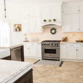 Remodeled white kitchen