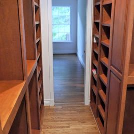 Updated pantry storage space